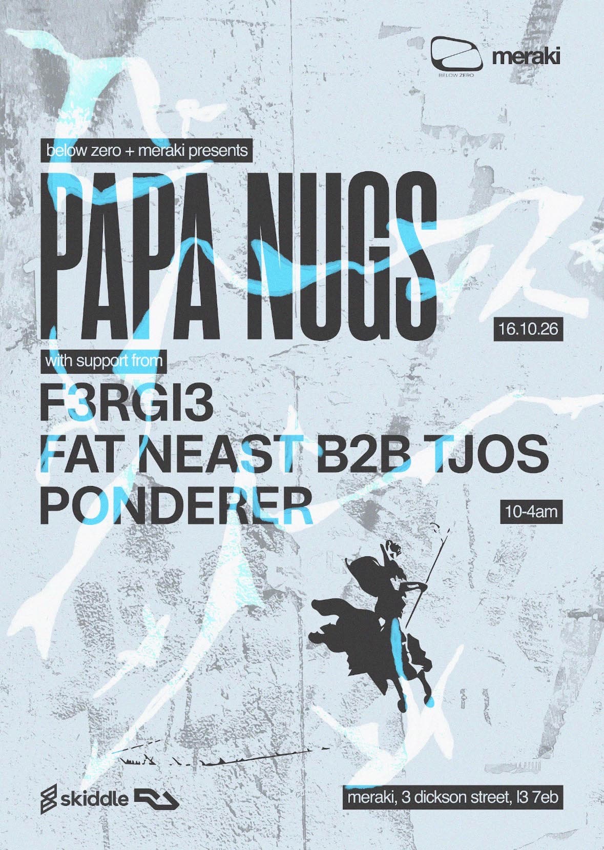 Below Zero + Meraki present Papa Nugs