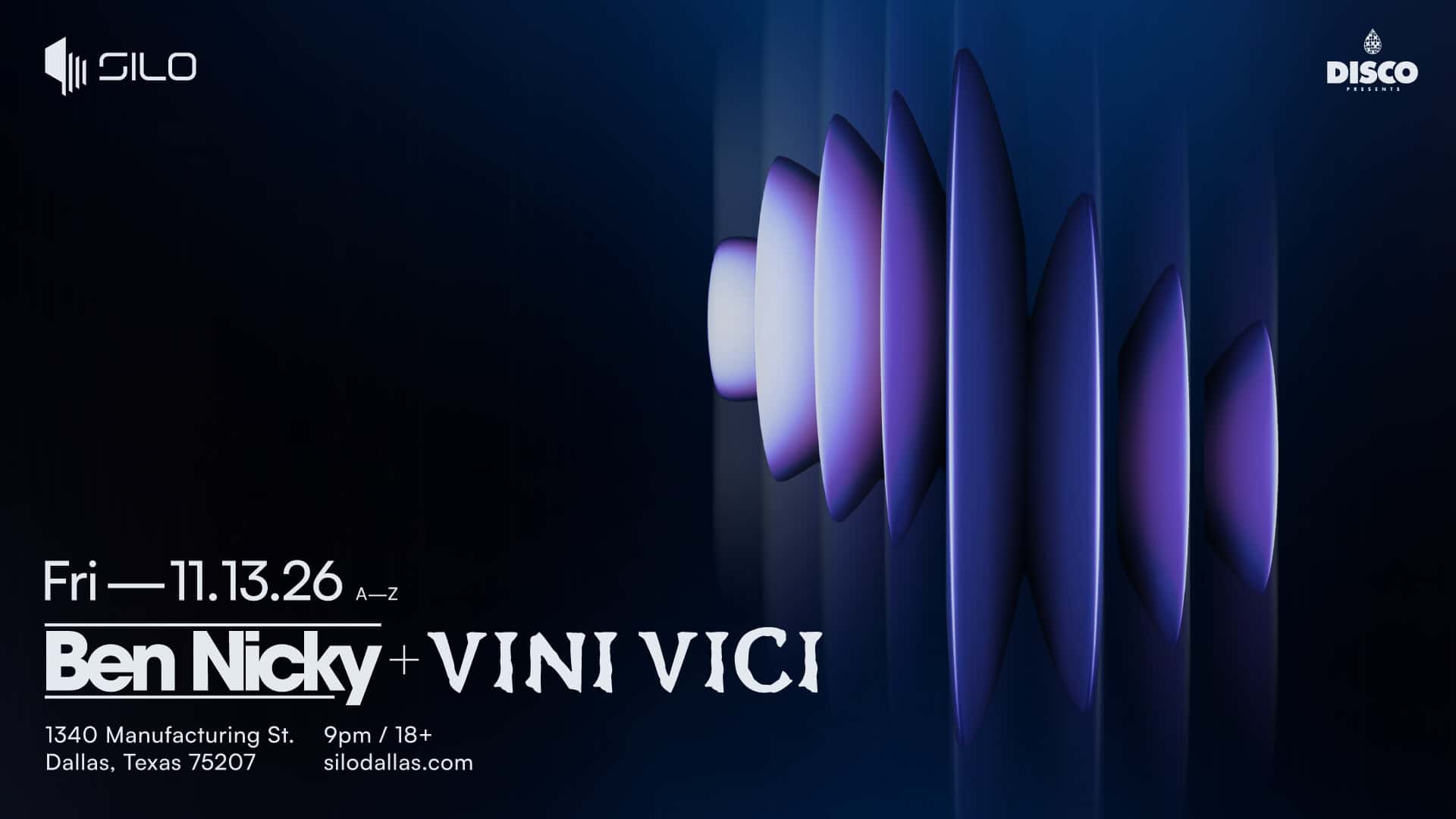 Flyer of Ben Nicky + Vini Vici