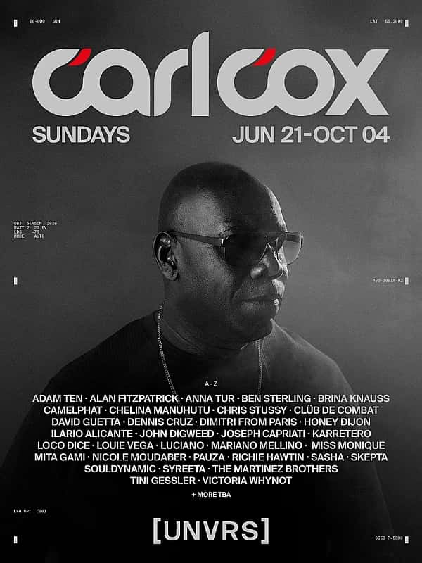 Cartel de Carl Cox
