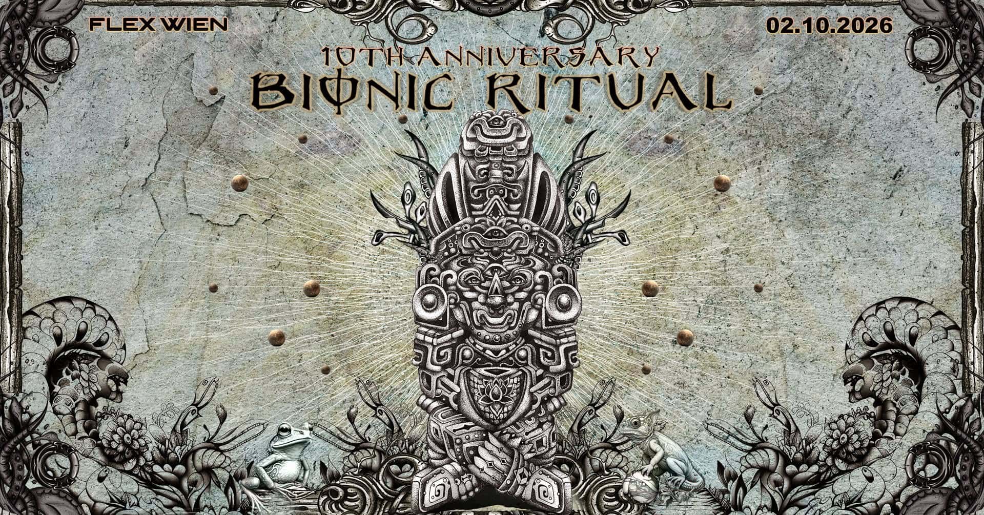 Flyer de Bionic Ritual – 10 Years Anniversary
