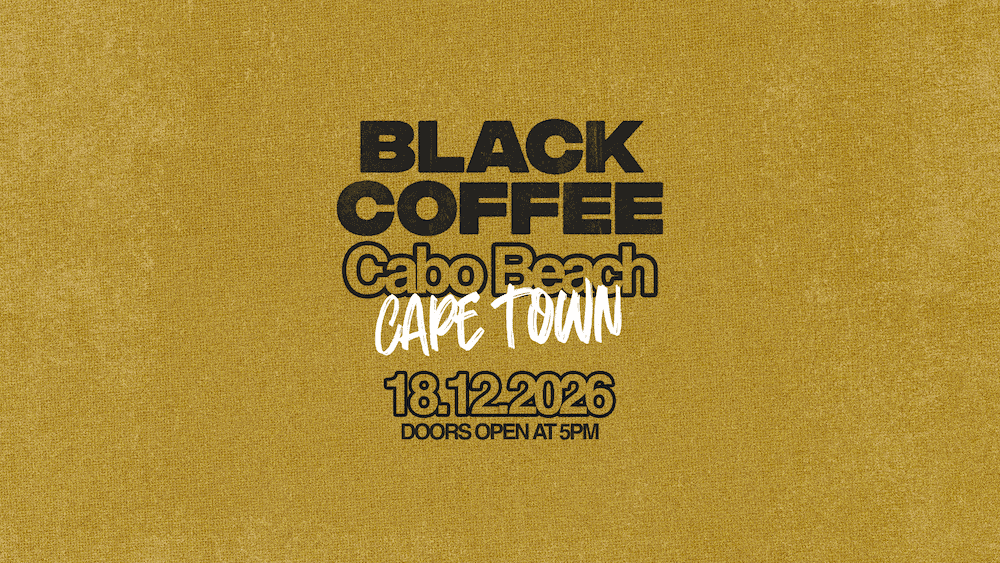 Flyer of Black Coffee EXCLUSIVE - Cape Town 18 December 2026
