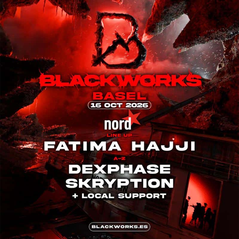 Flyer of Blackworks w/ Fatima Hajji