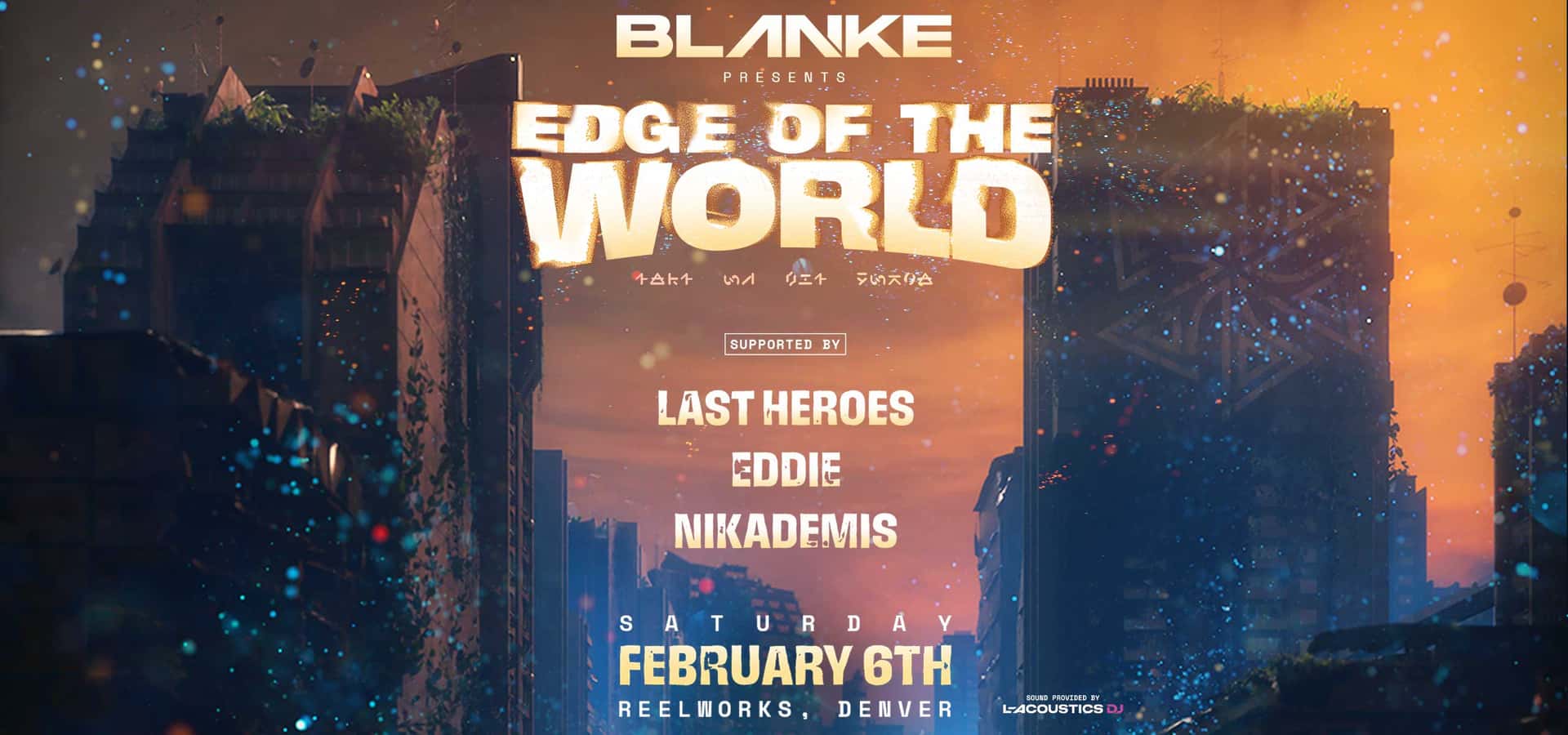 Flyer de BLANKE