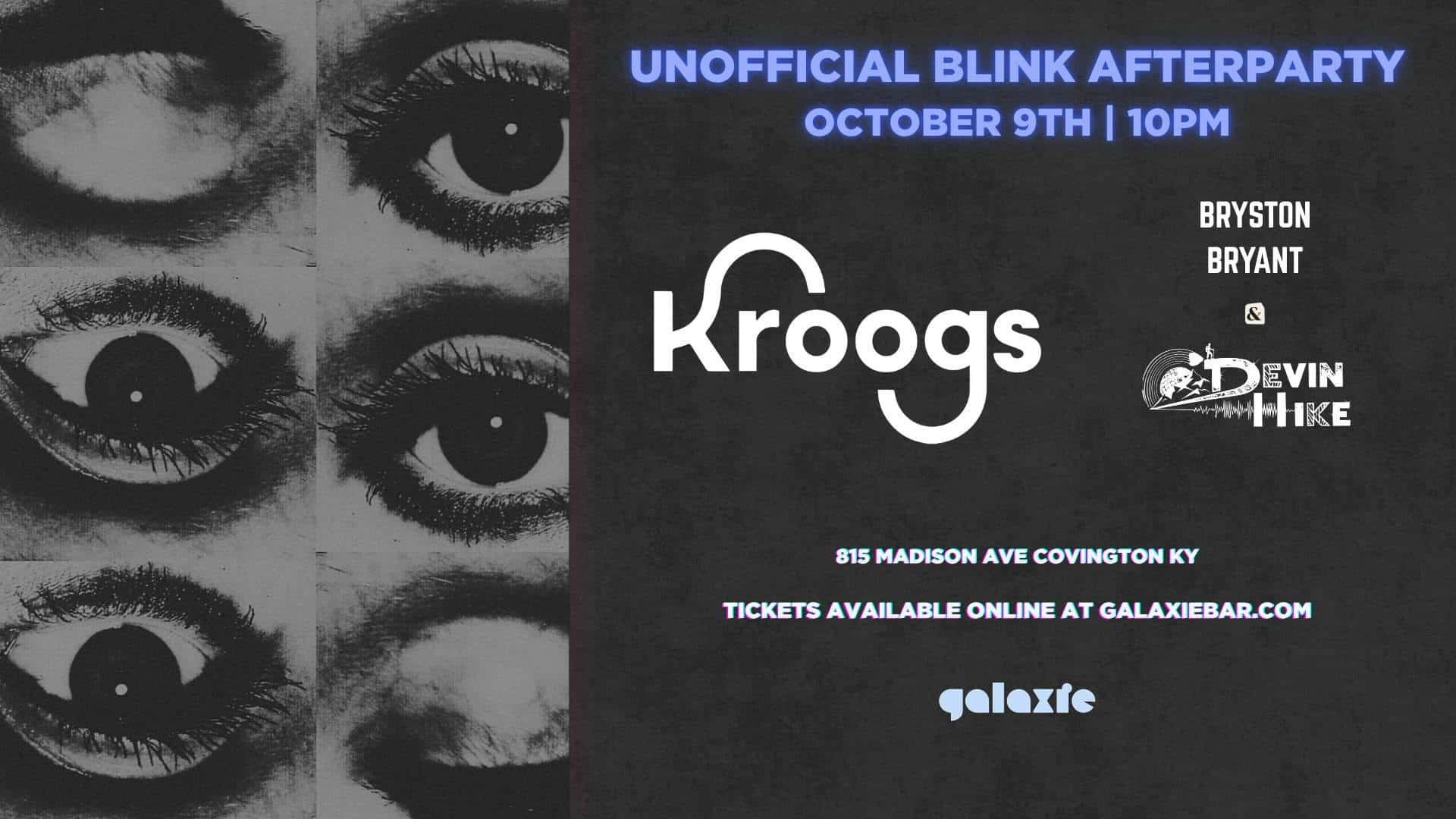 Flyer de BLINK AFTERPARTY w/ KROOGS + friends