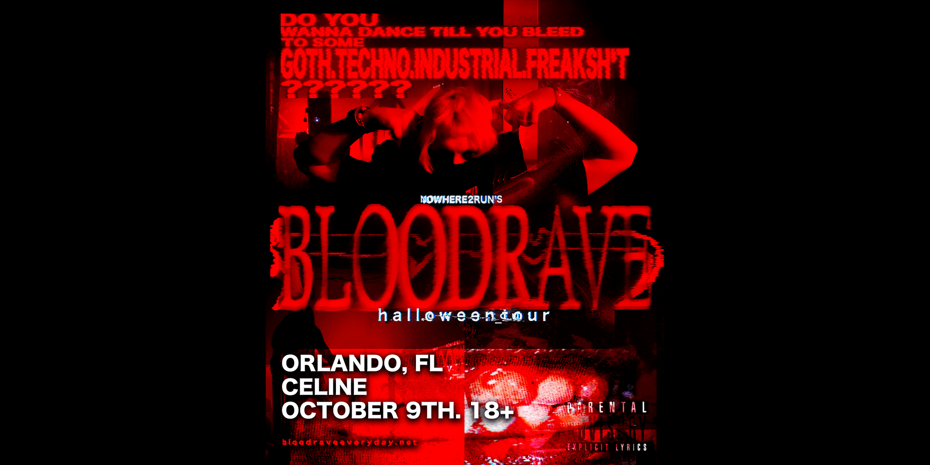 BLOODRAVE @ CELINE ORLANDO 10.9.2026
