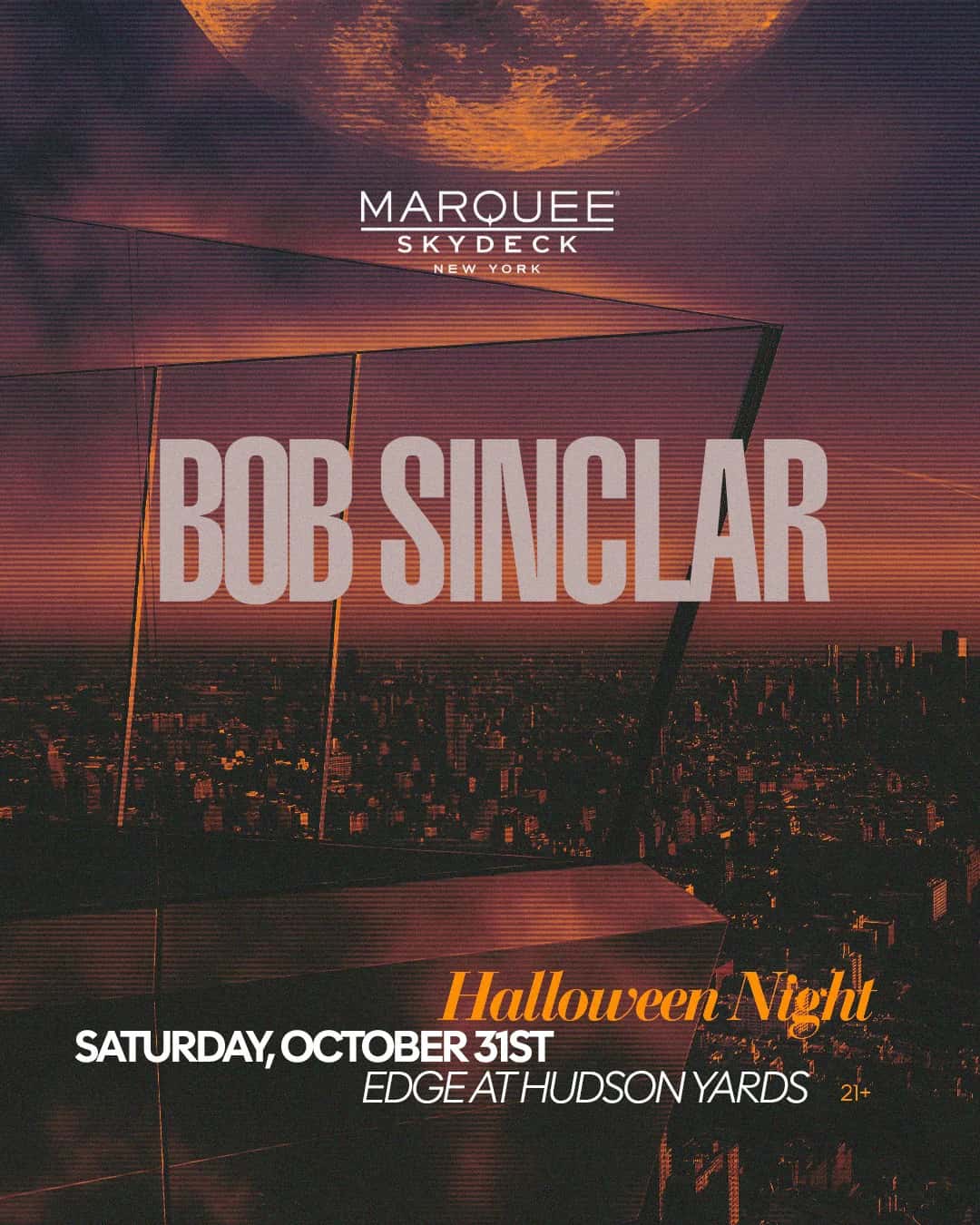 Flyer of Bob Sinclar - Halloween Night