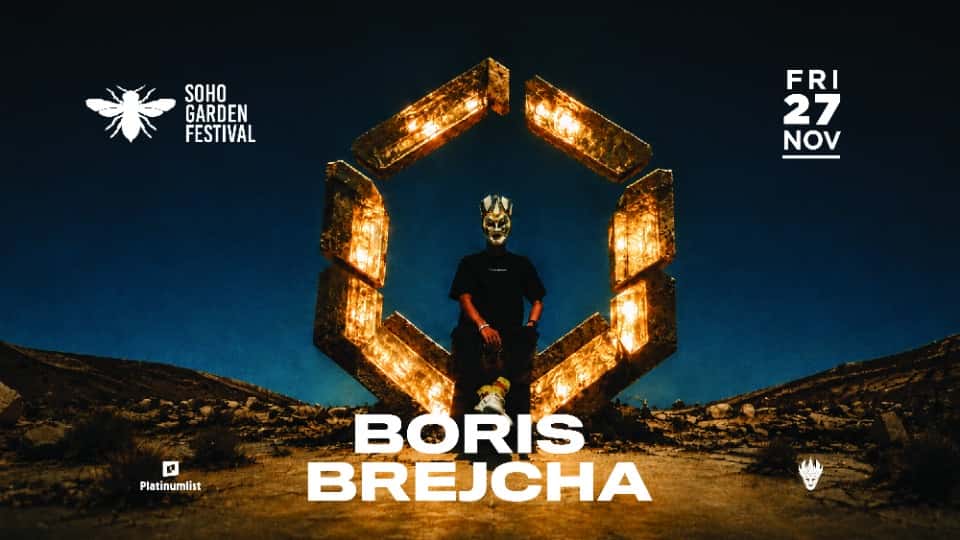 Flyer de Boris Brejcha at Soho Garden Festival, Dubai