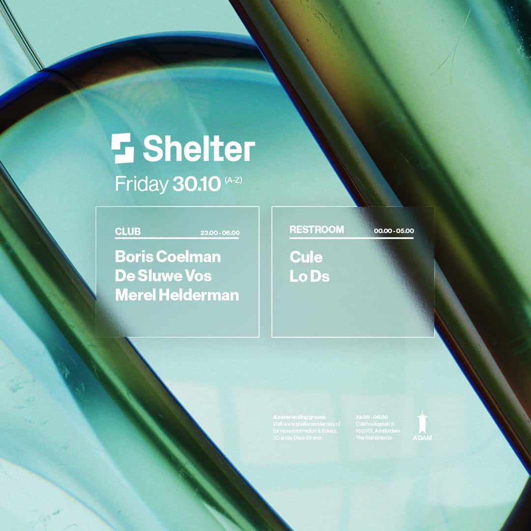 Flyer de Boris Coelman, De Sluwe Vos, Merel Helderman & more