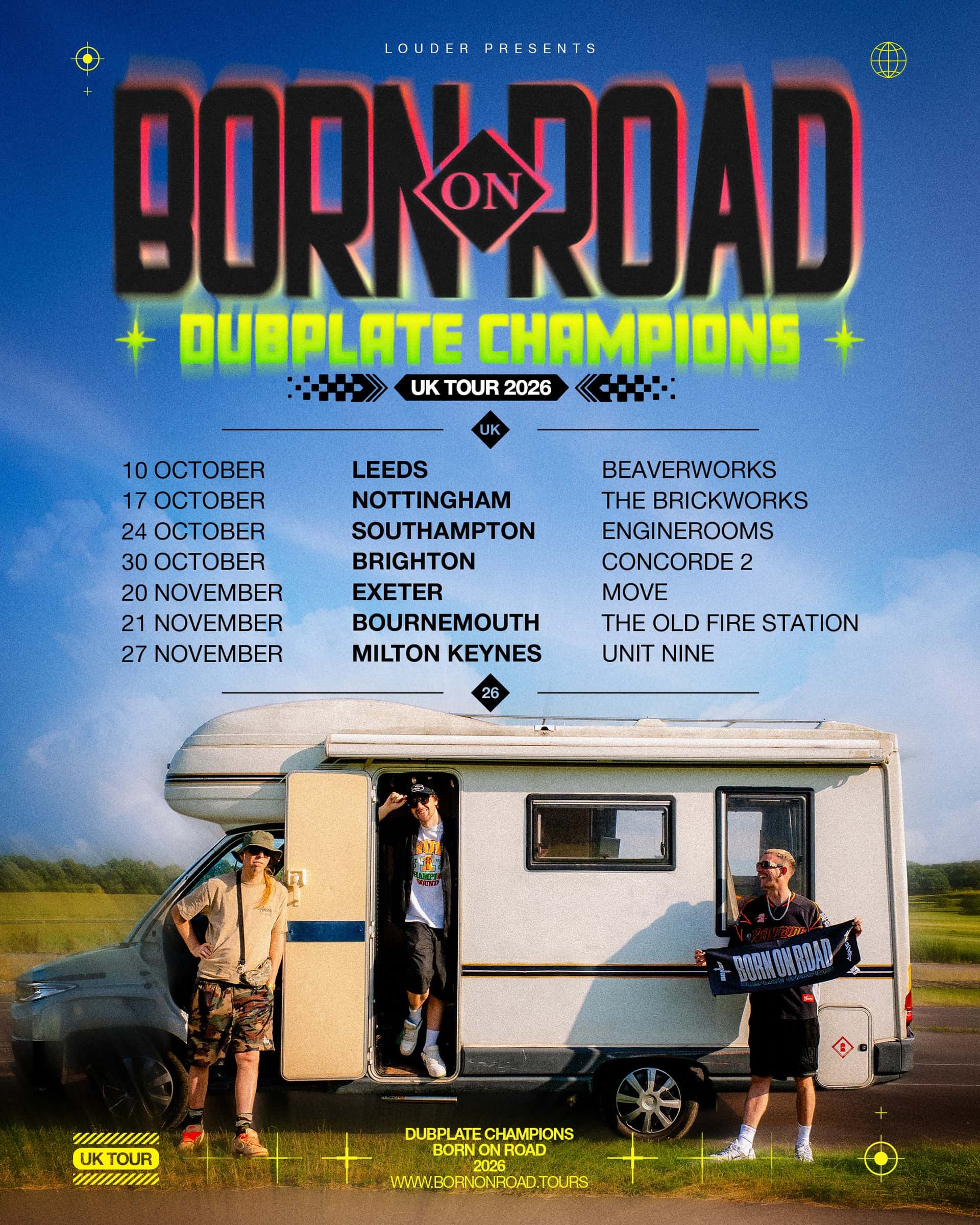 Flyer of Born on Road | Milton Keynes