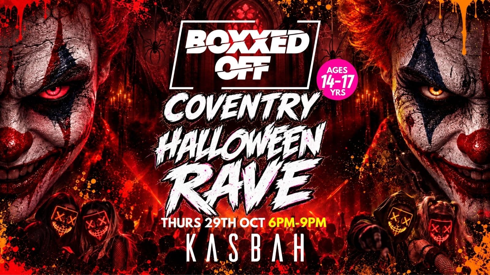 BOXXED OFF COVENTRY HALLOWEEN RAVE