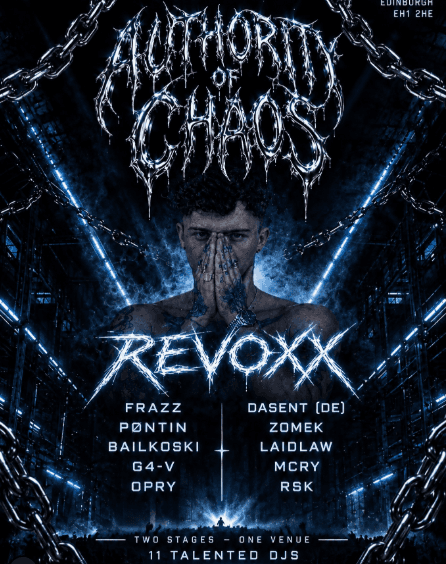 Flyer of BRA Events Presents: Authority of Chaos