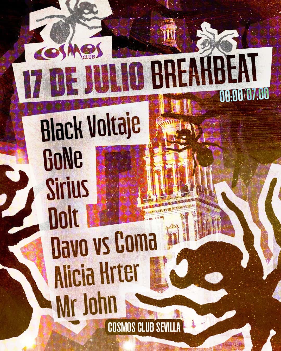 Cartel de BREAKCLUB at COSMOS CLUB