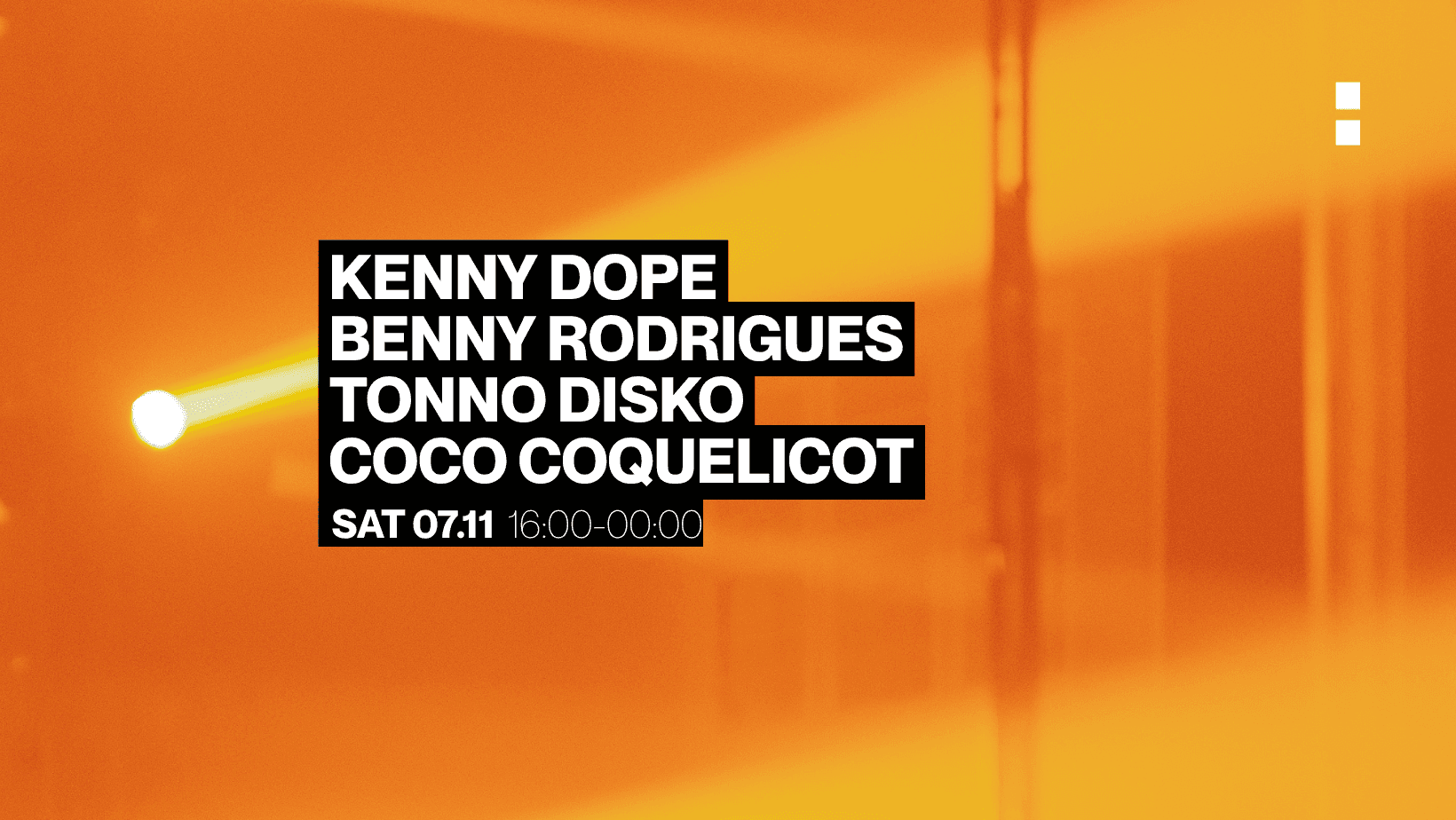Flyer of By Day w/ Kenny Dope
