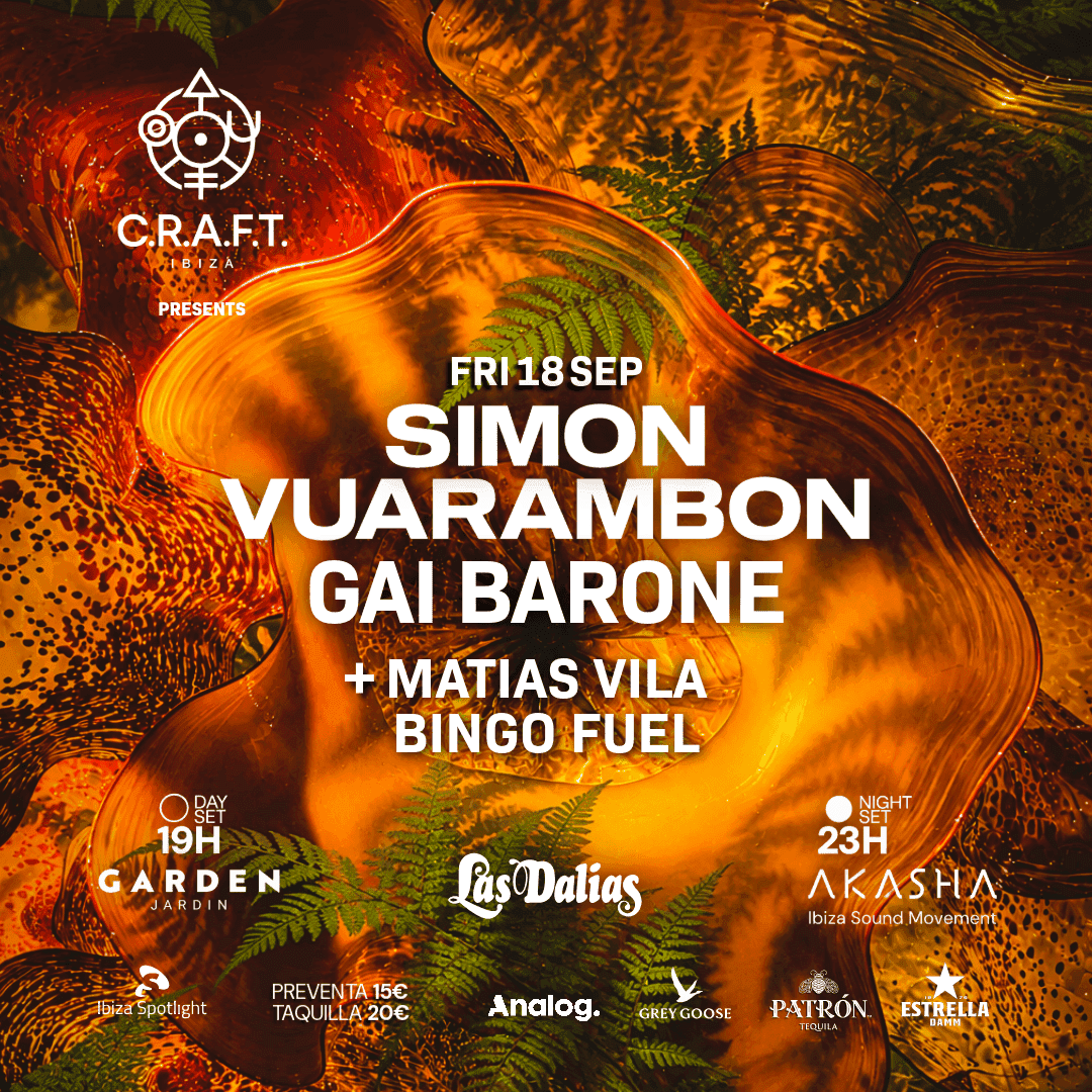 Flyer de C.R.A.F.T. Ibiza