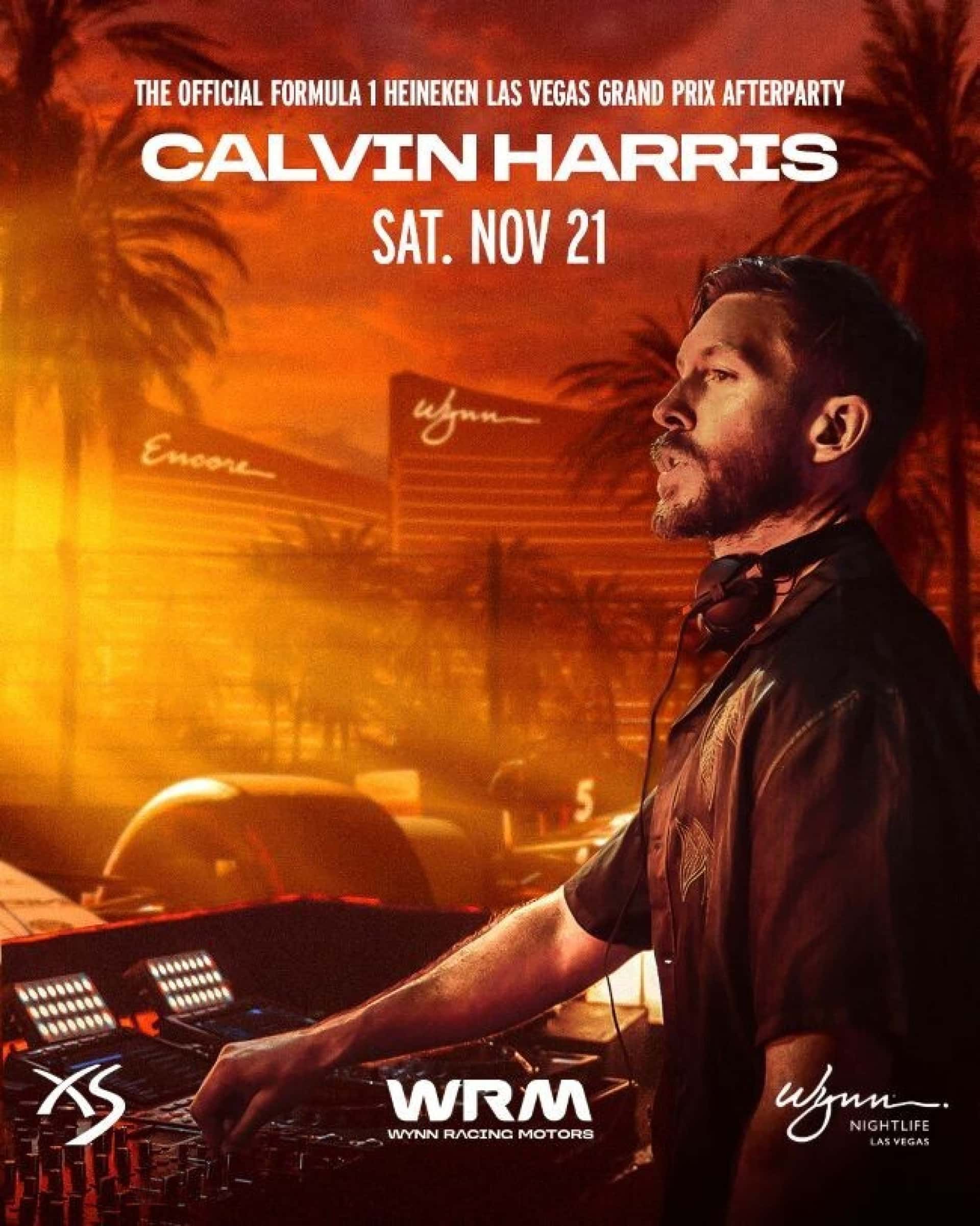 Flyer of Calvin Harris