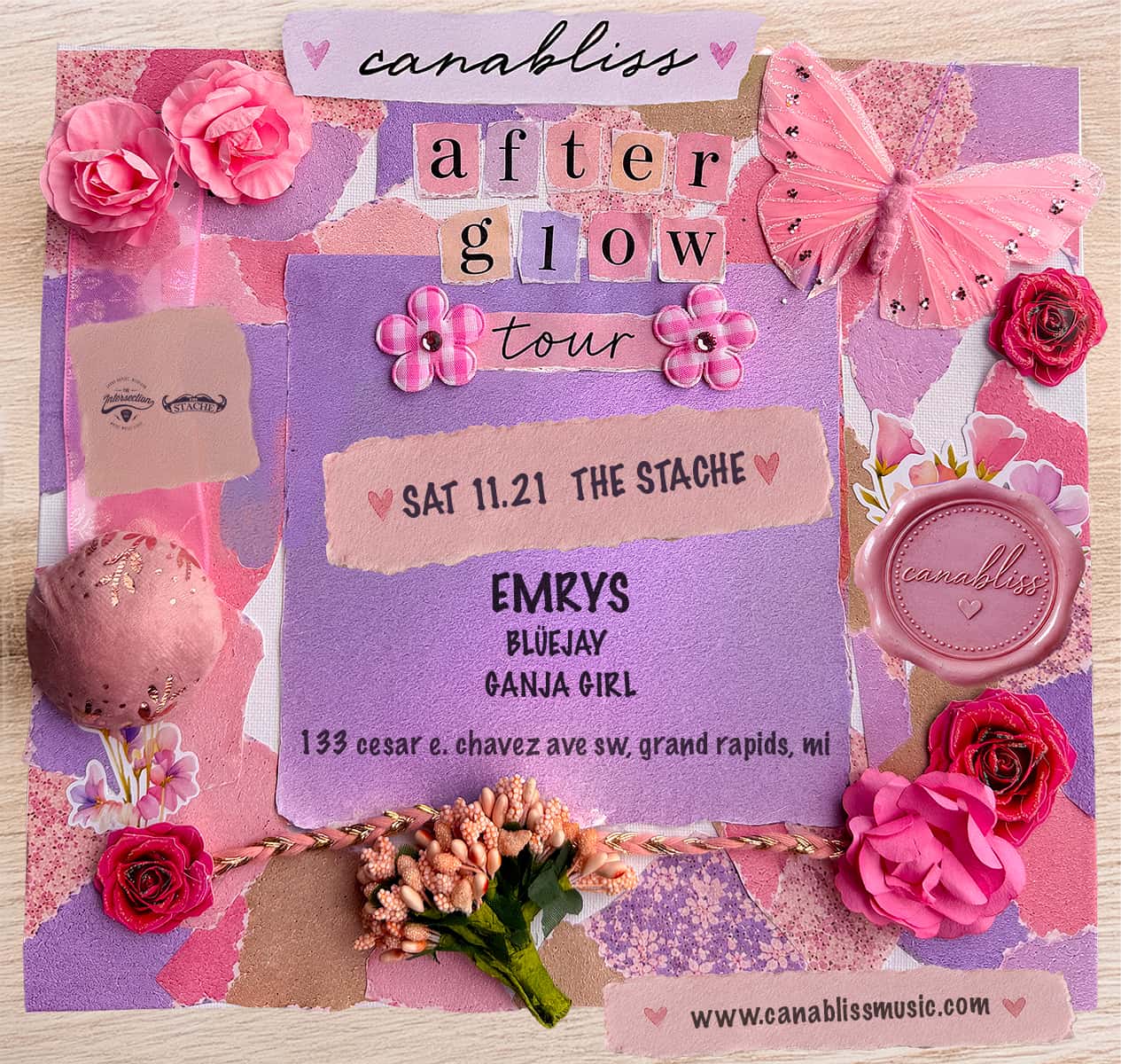 Flyer of Canabliss: After Glow Tour