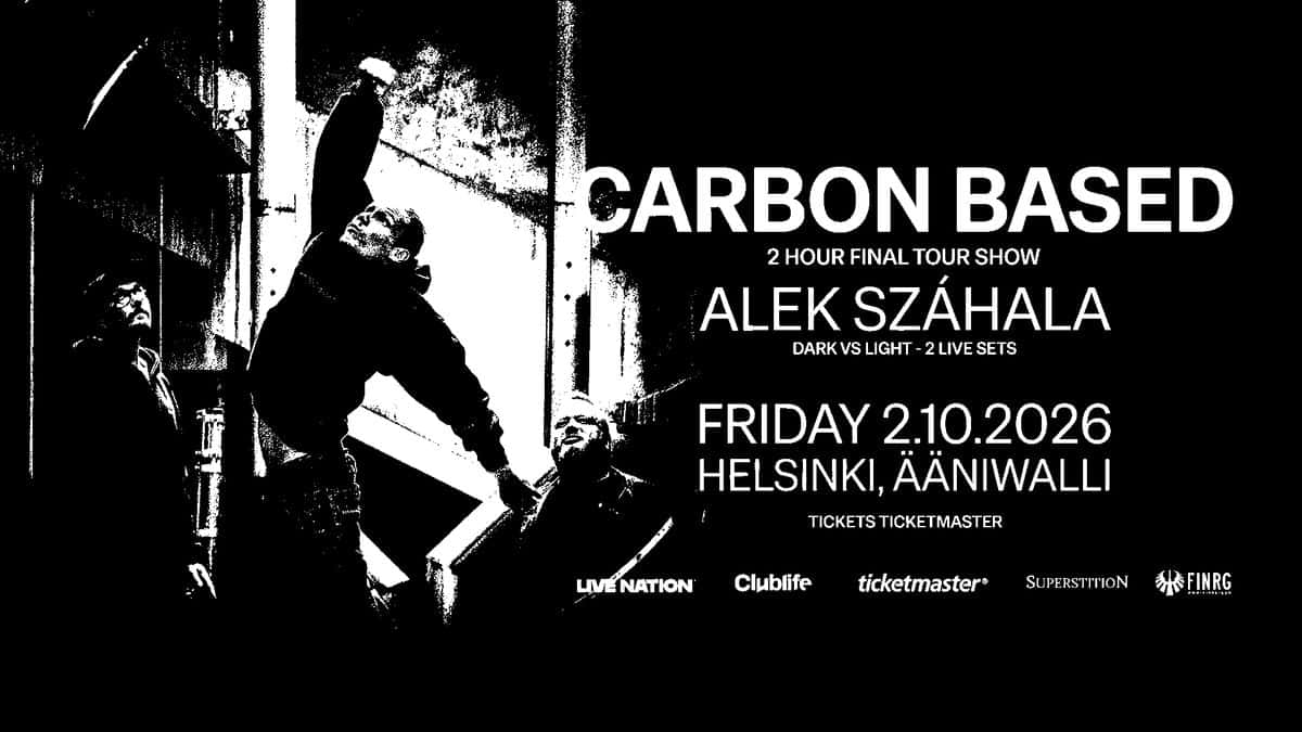 Flyer de Carbon Based - The Final Tour