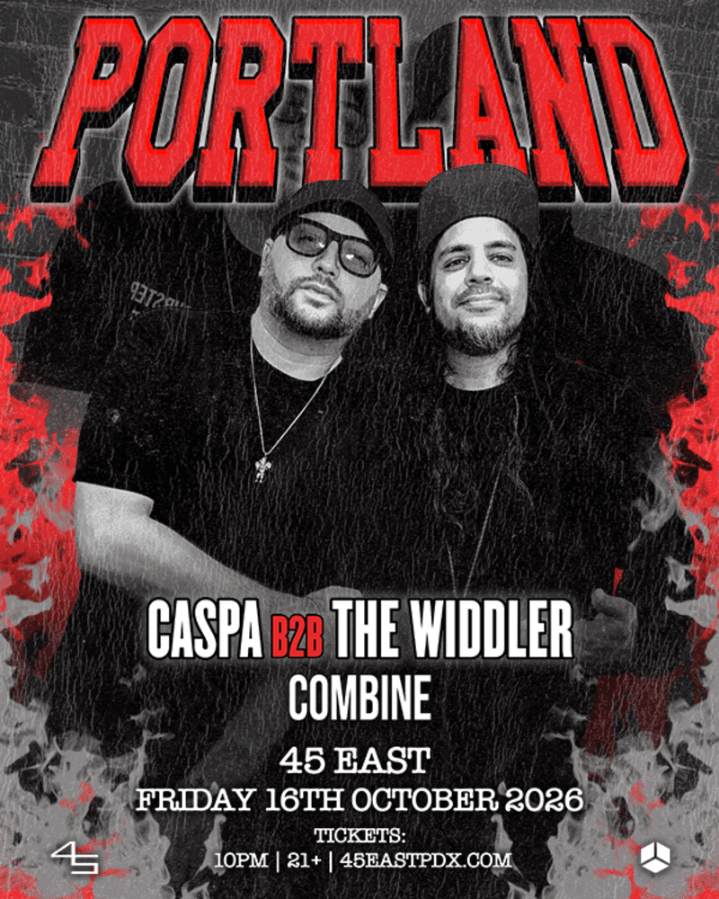Flyer de Caspa b2b The Widdler