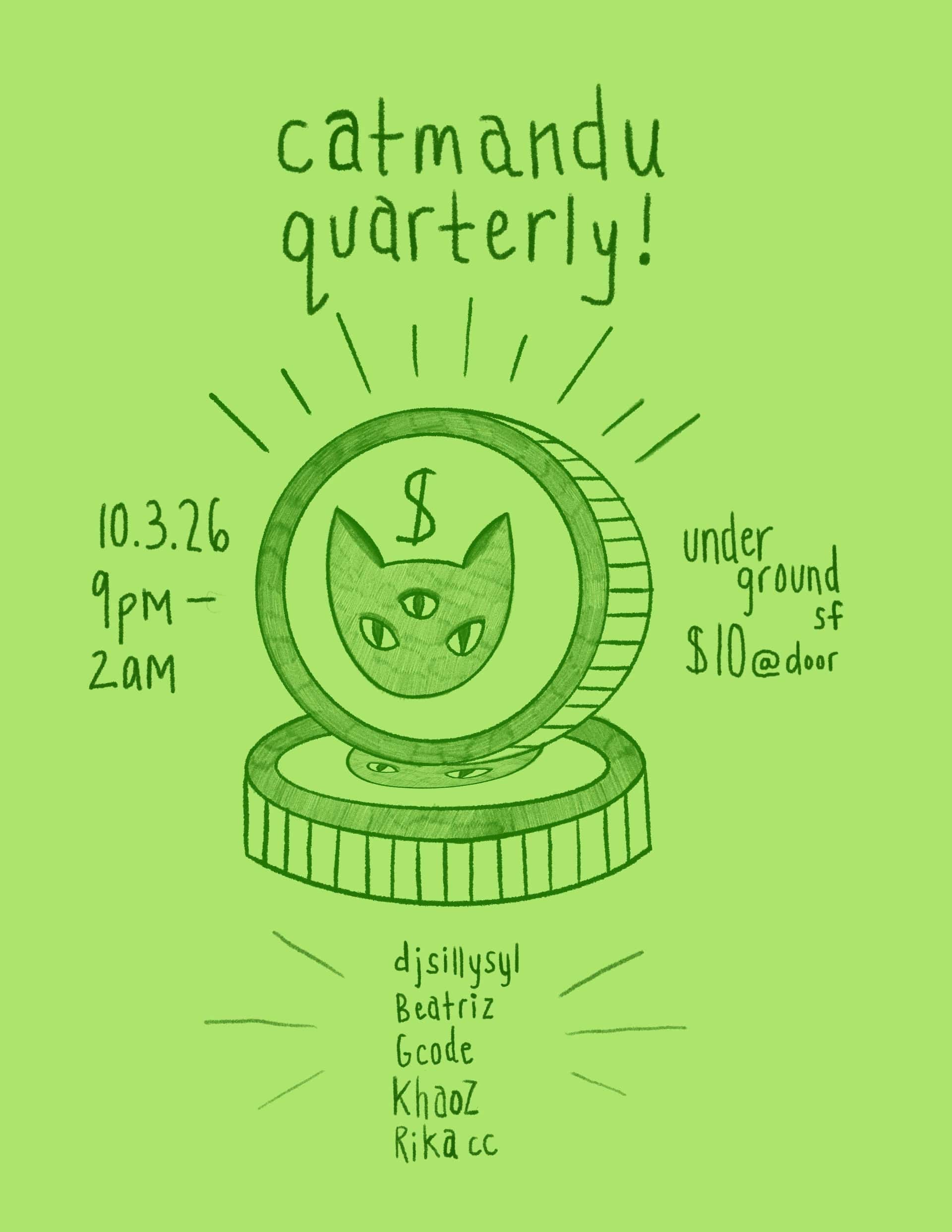 Flyer of Catmandu Quarterly