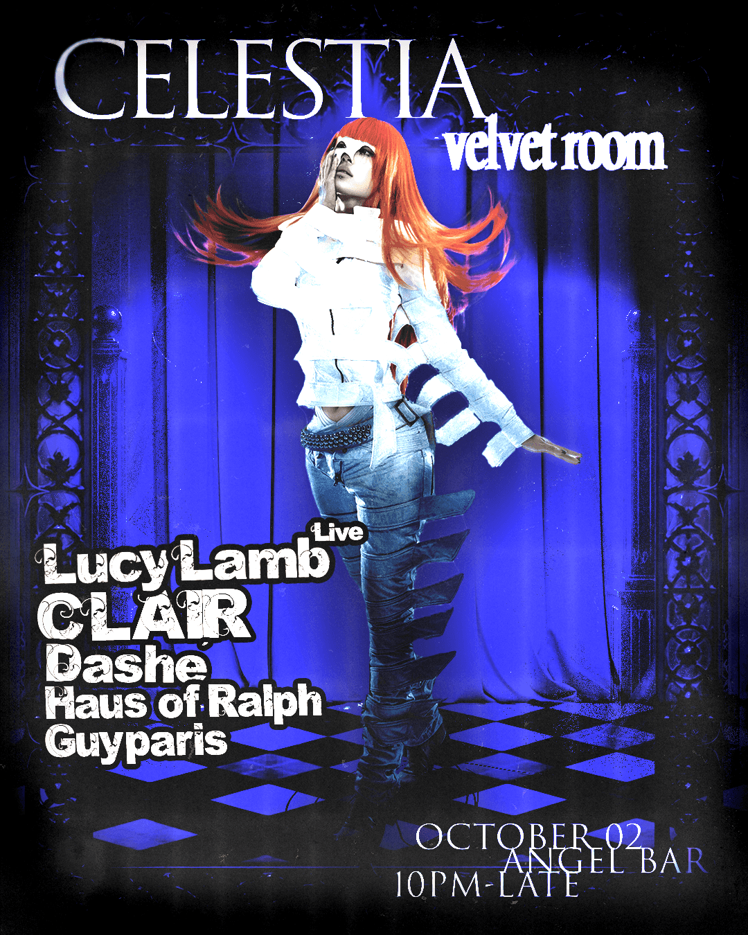 Flyer of CELESTIA: Velvet Room
