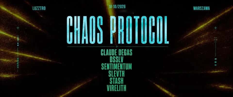 Flyer of Chaos Protocol by Claude Degas