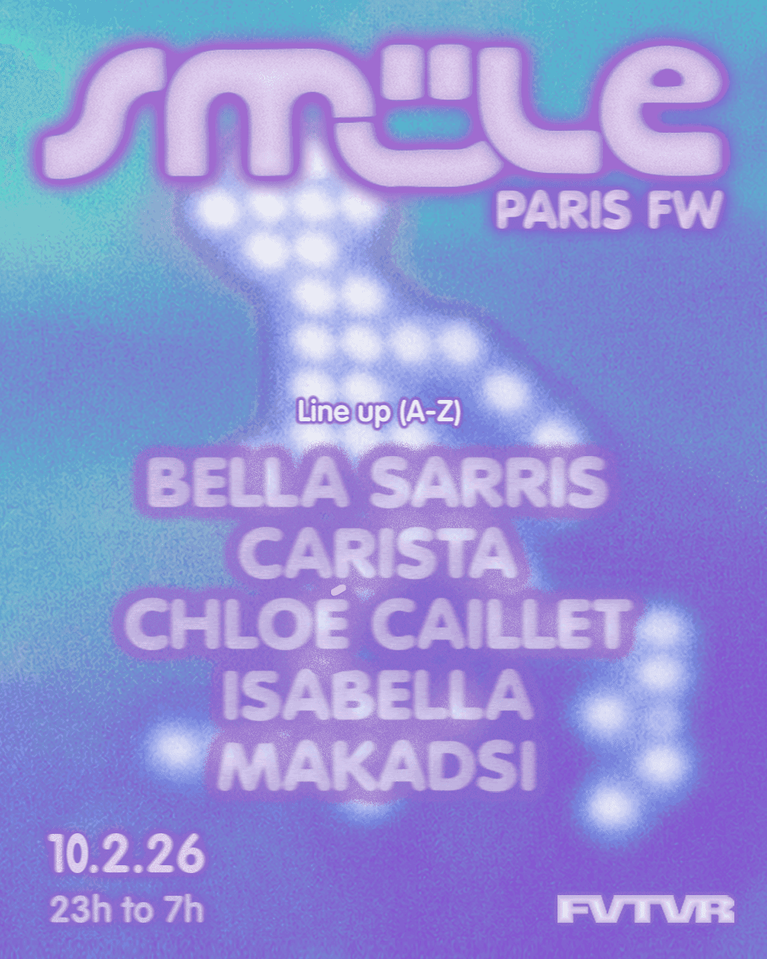 Flyer of CHLOE CAILLET, Bella Sarris, CARISTA, ISAbella, Makadsi