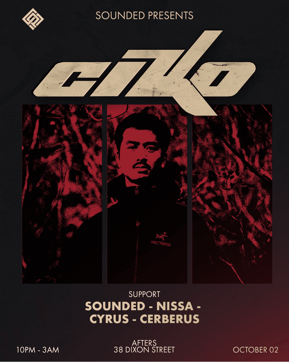 Flyer de Ciko @afters