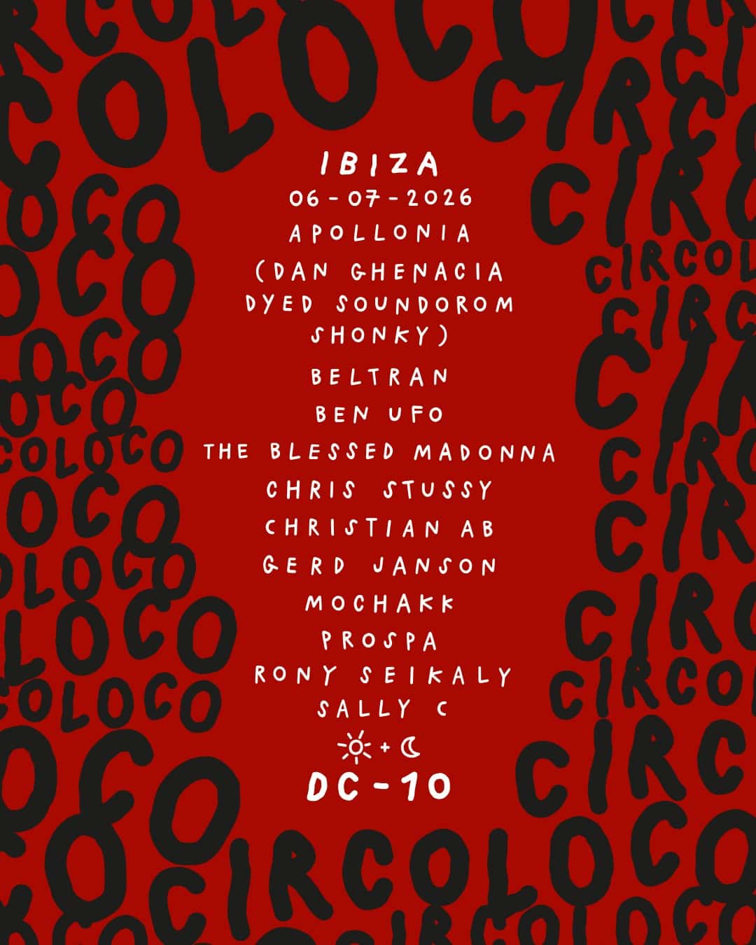 Cartel de Circoloco Ibiza - Week 11