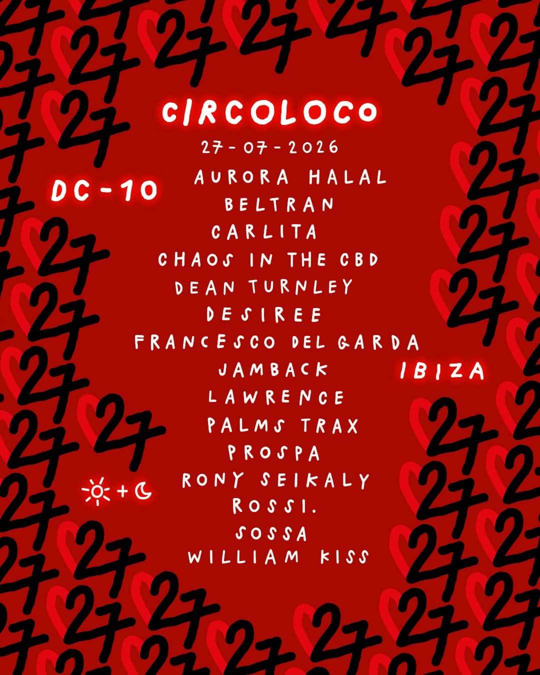 Cartel de Circoloco Ibiza - Week 14