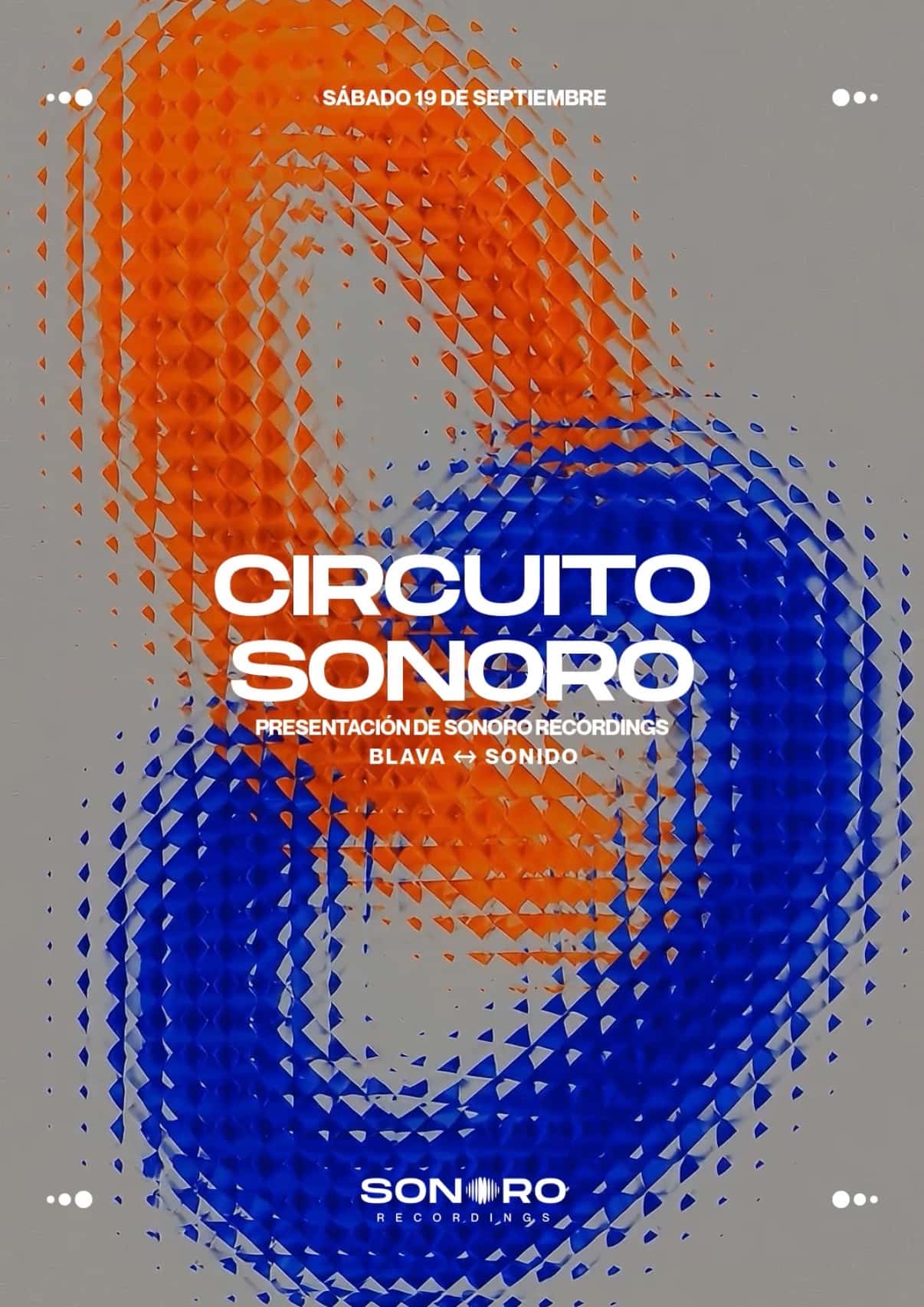 Flyer de Circuito Sonoro