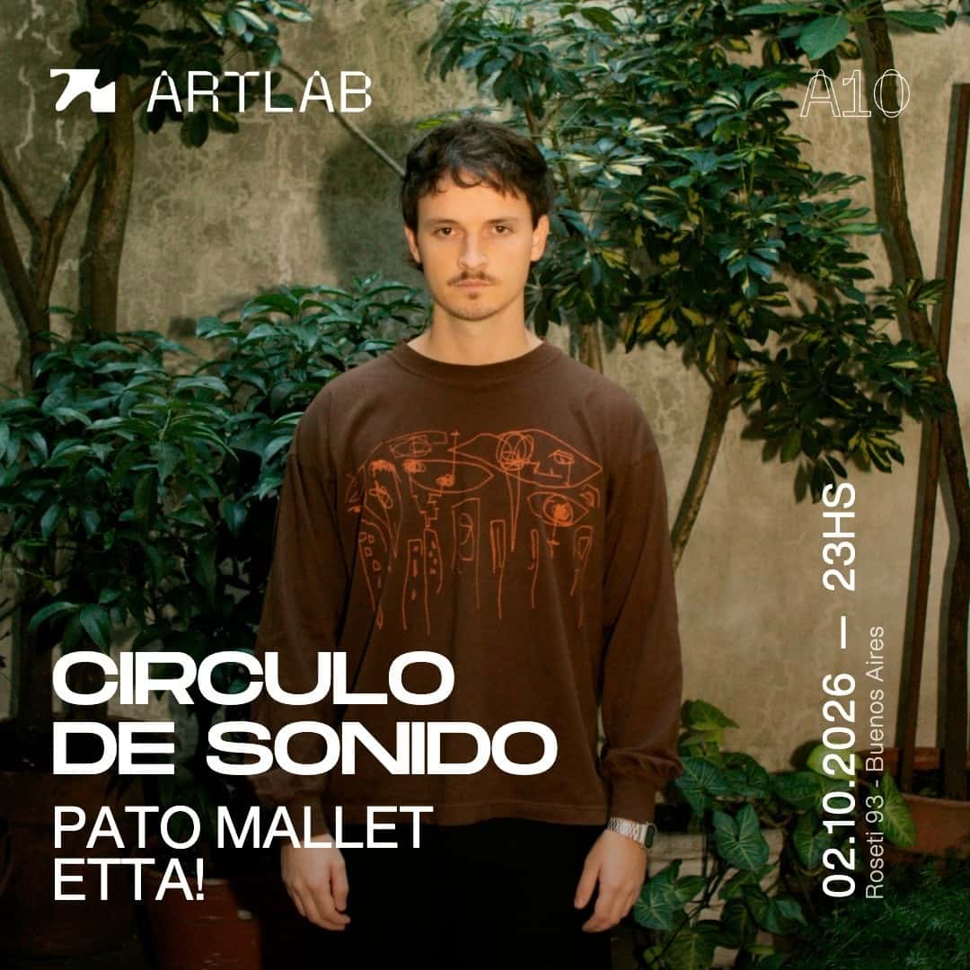 Flyer de Artlab | Circulo de Sonido | Pato Mallet + Etta!