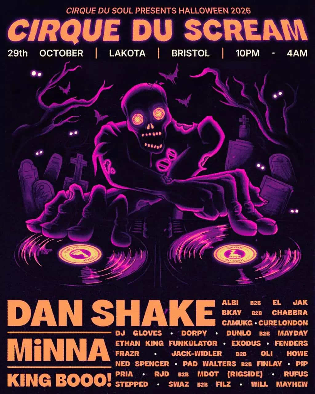Flyer of Cirque Du Soul: Bristol // Halloween