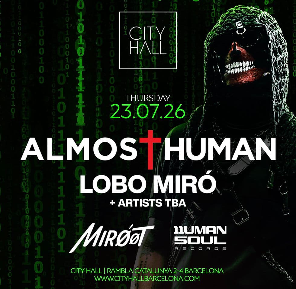 City Hall pres. ALMOST HUMAN | 2 ROOMS | Free Entry