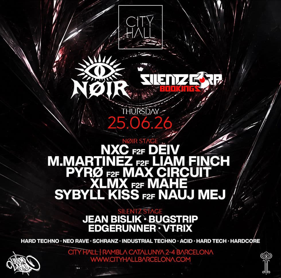 City Hall pres. NØIR x Silent Corp Bookings I Guest List