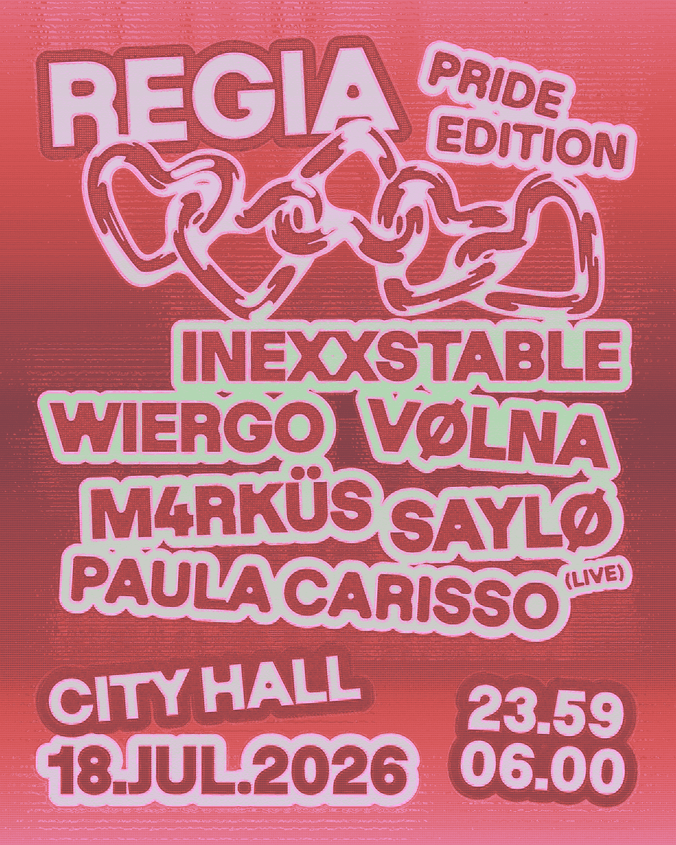 Cartel de City Hall pres . Regia - Pride Edition