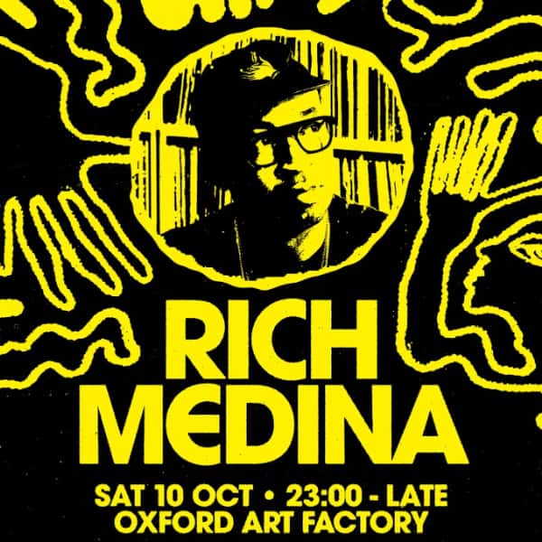 Flyer of clipp.art & WIP Music present Rich Medina (USA)