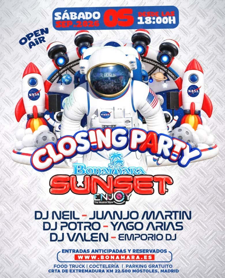 Cartel de Closing - Bonamara Sunset - Tardeo