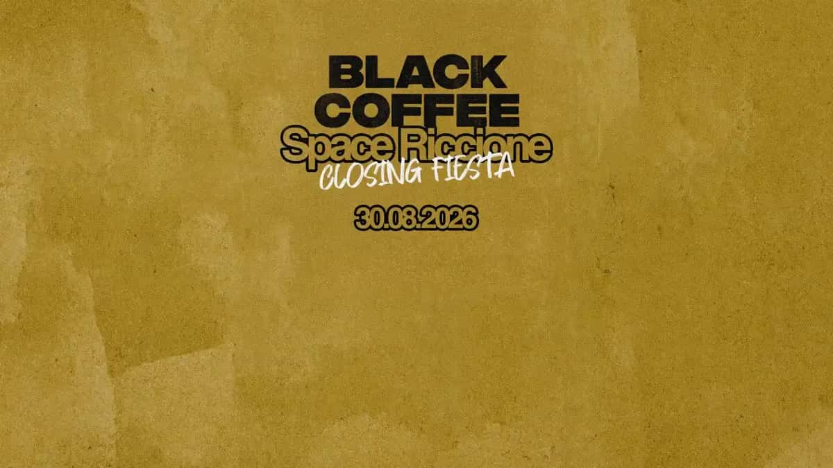 Cartel de Closing Fiesta w/ Black Coffee