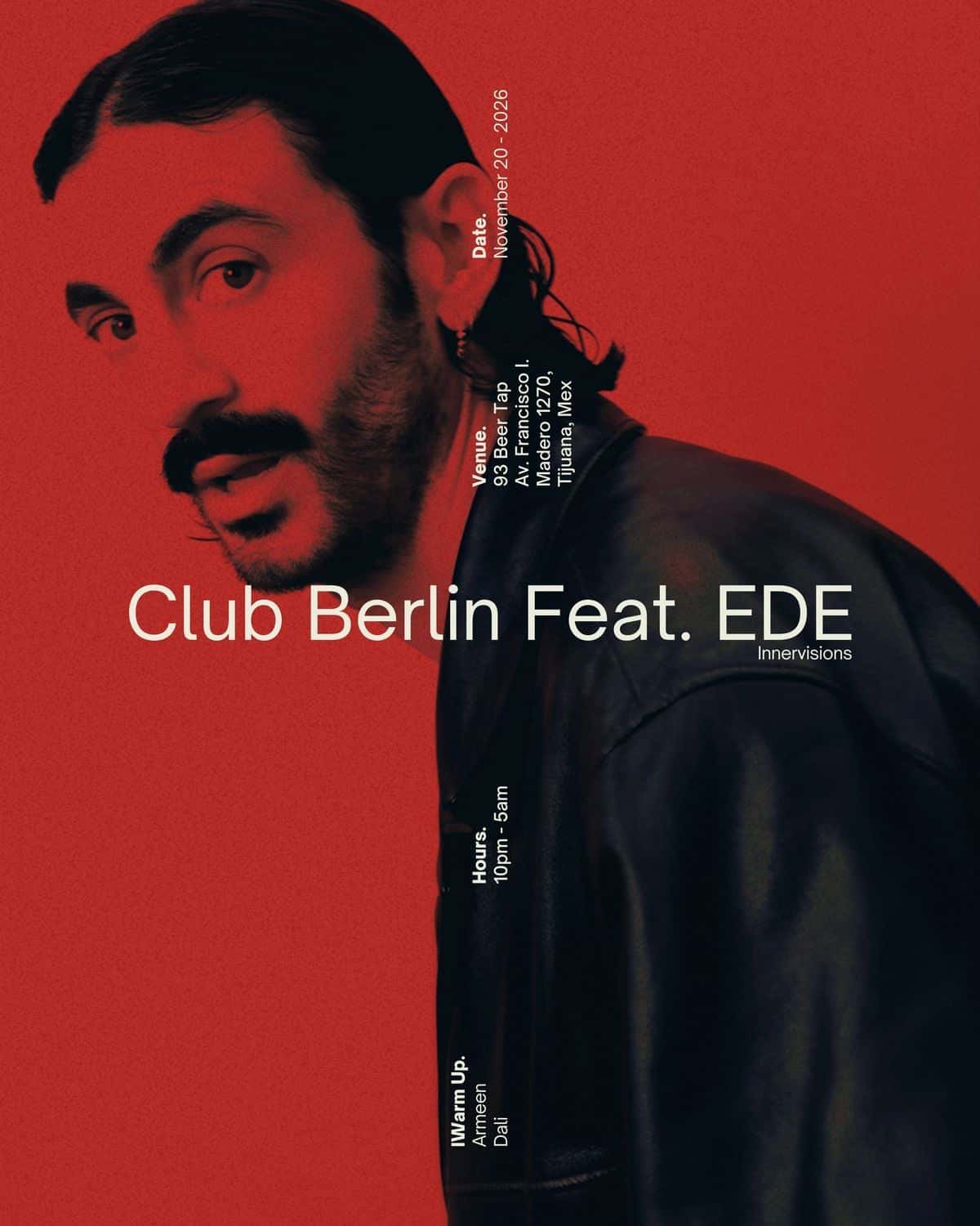 Flyer of Club Berlin Feat. EDE