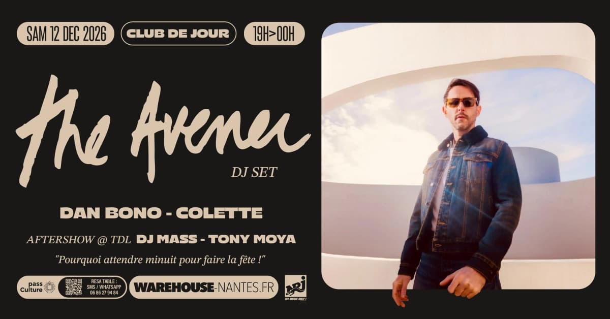Club de Jour invite THE AVENER (Dj set)