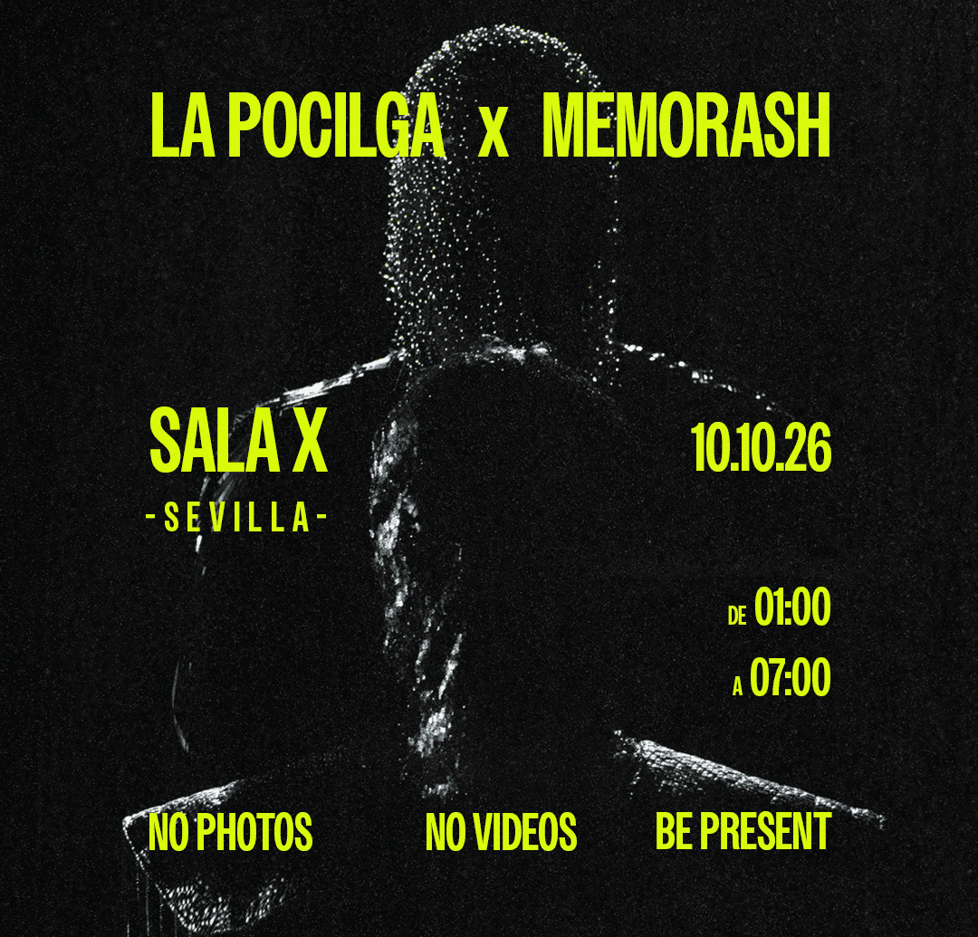 Flyer of Club La Pocilga x Memorash