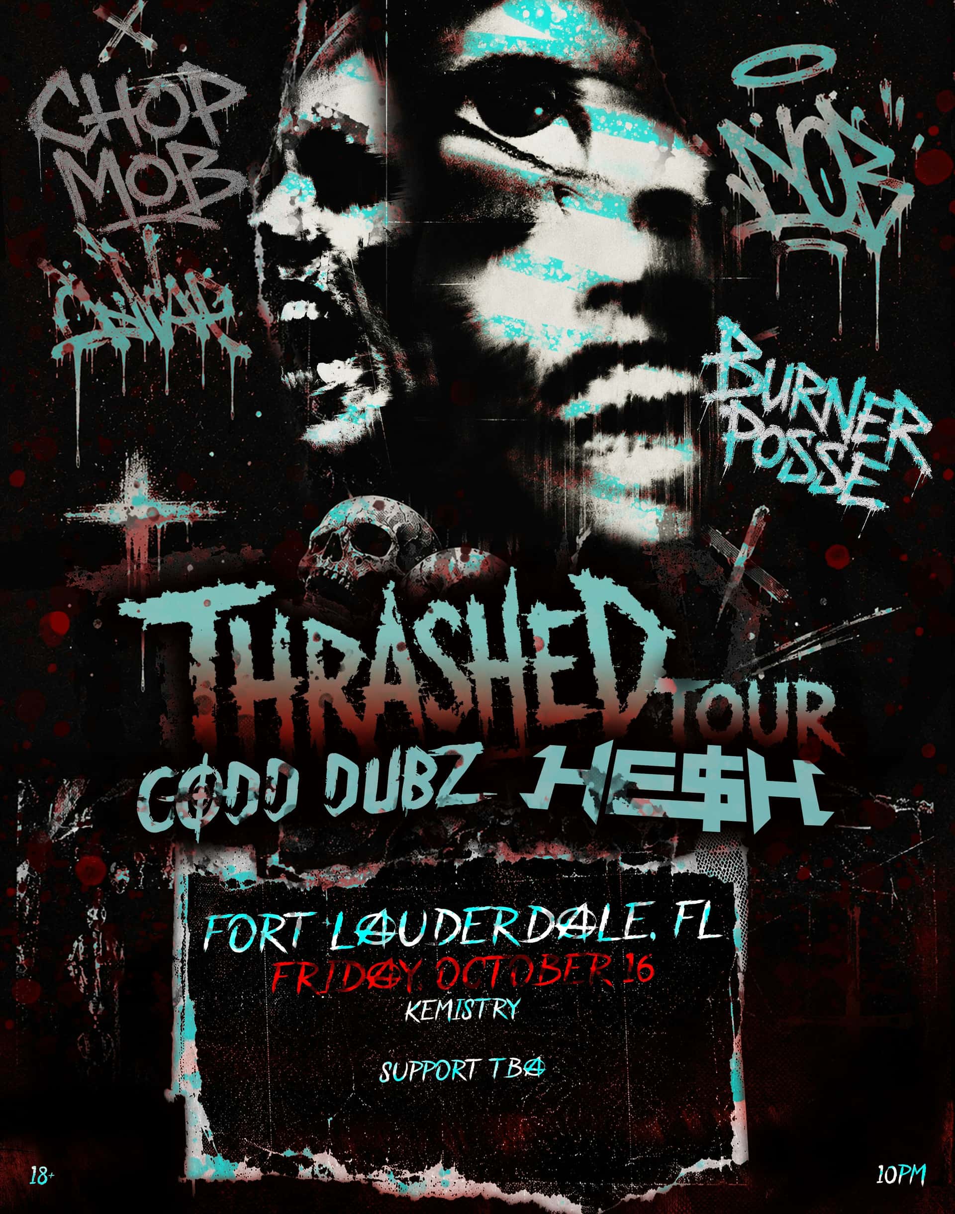 Flyer de CODD DUBZ x HE$H
