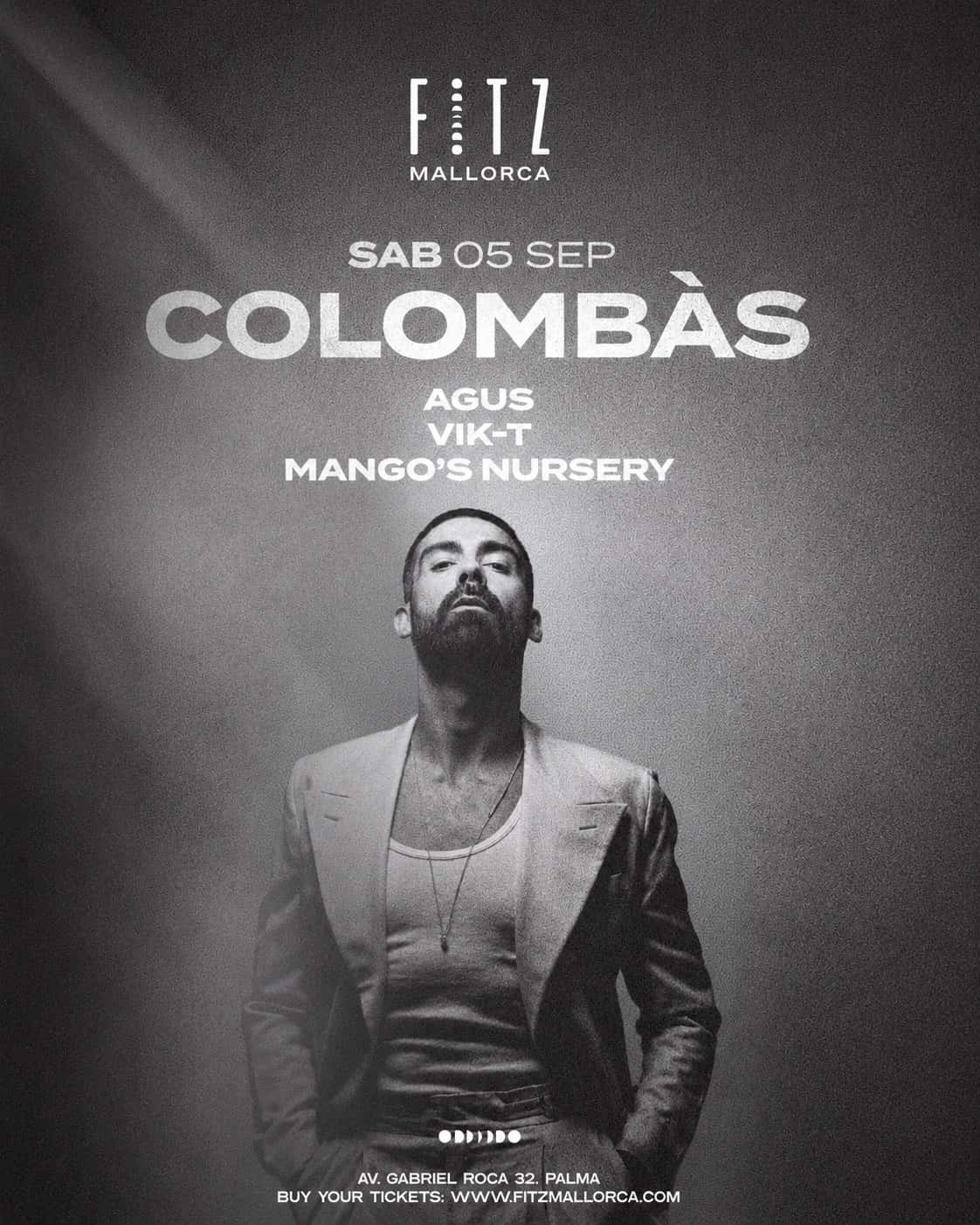Flyer de COLOMBÀS x FITZ