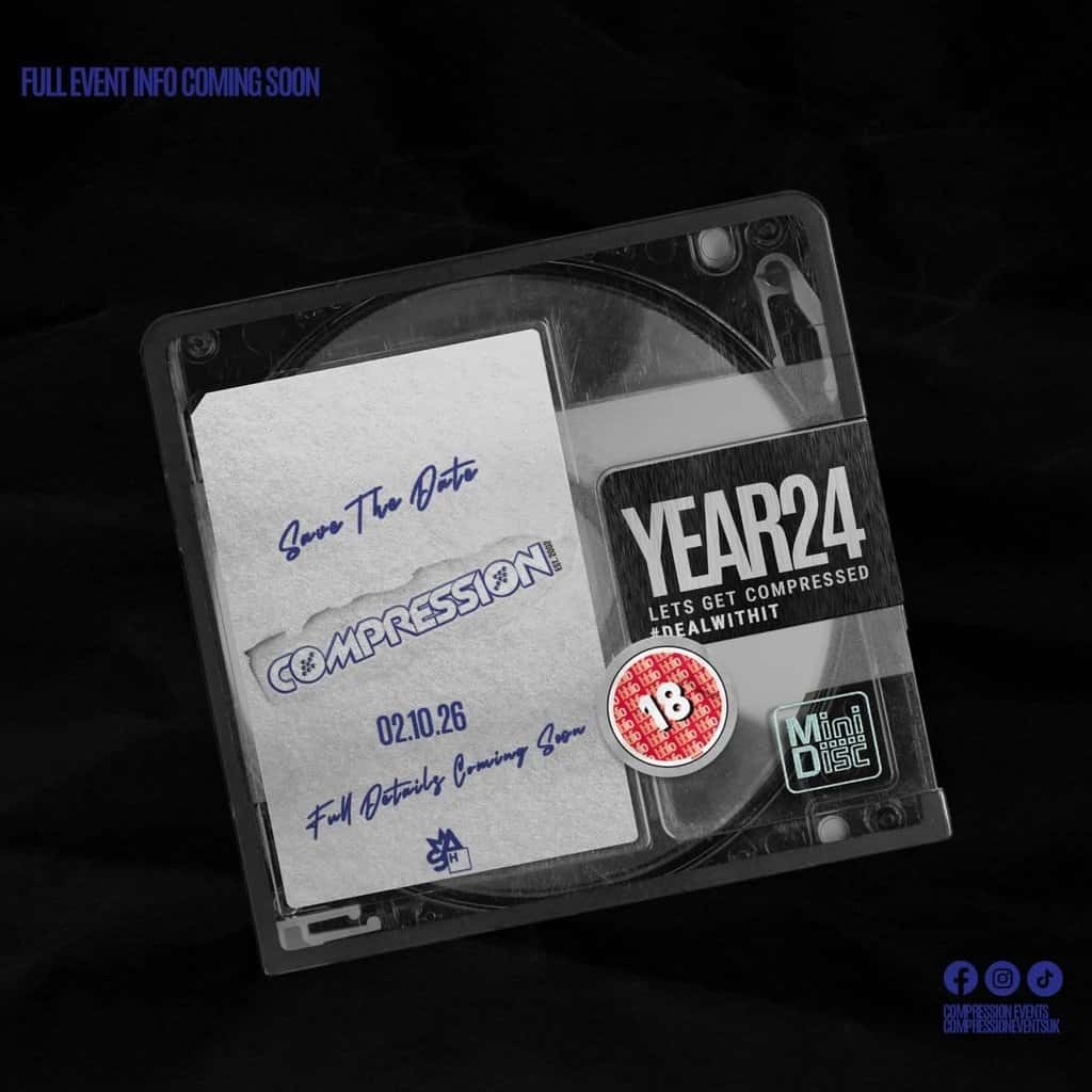 Flyer of Compression: Celebrating 24 Years