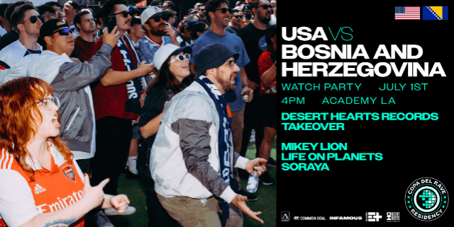 Cartel de Copa Del Rave: USA vs Bosnia and Herzegovina