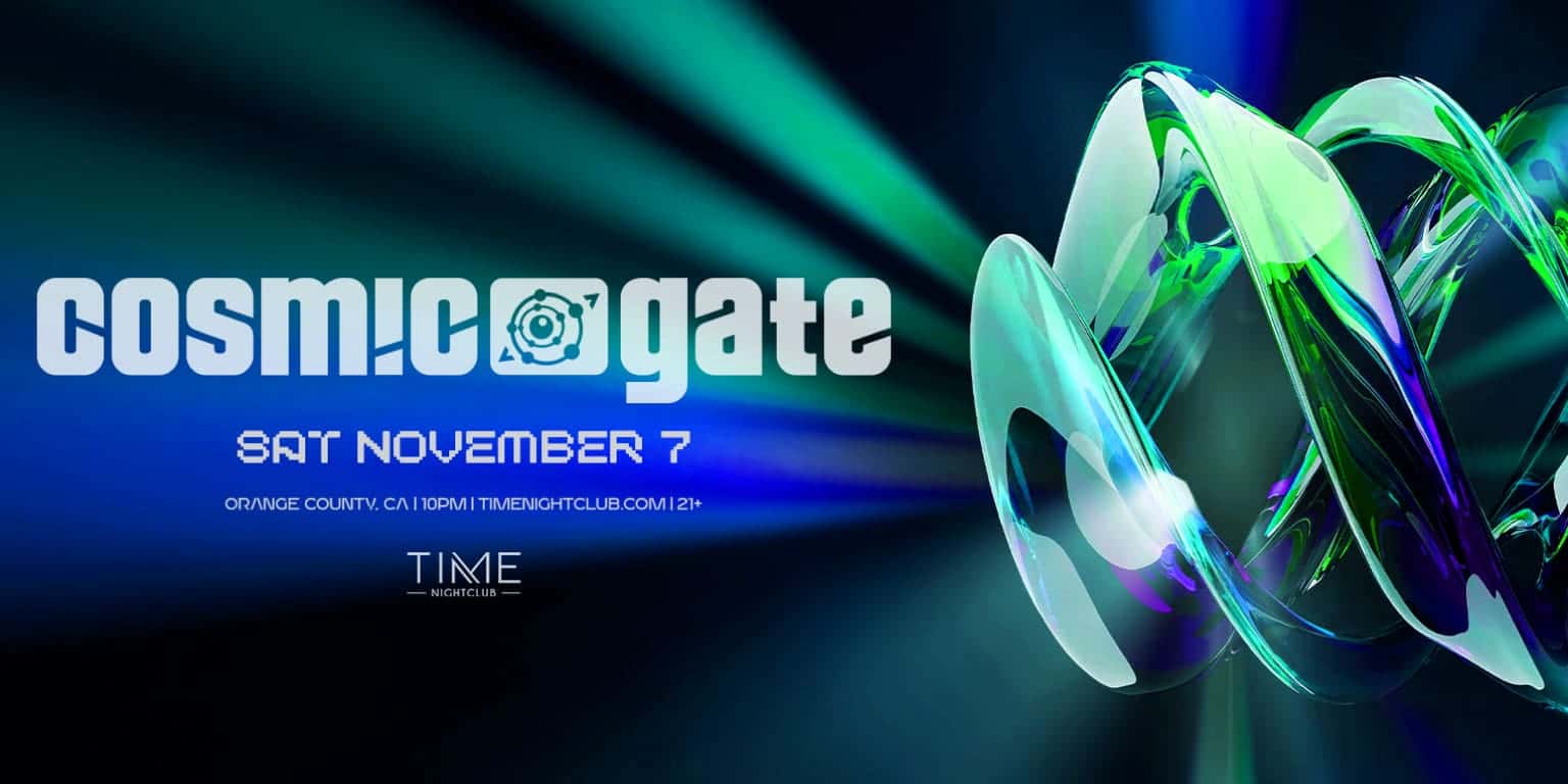 Flyer de Cosmic Gate