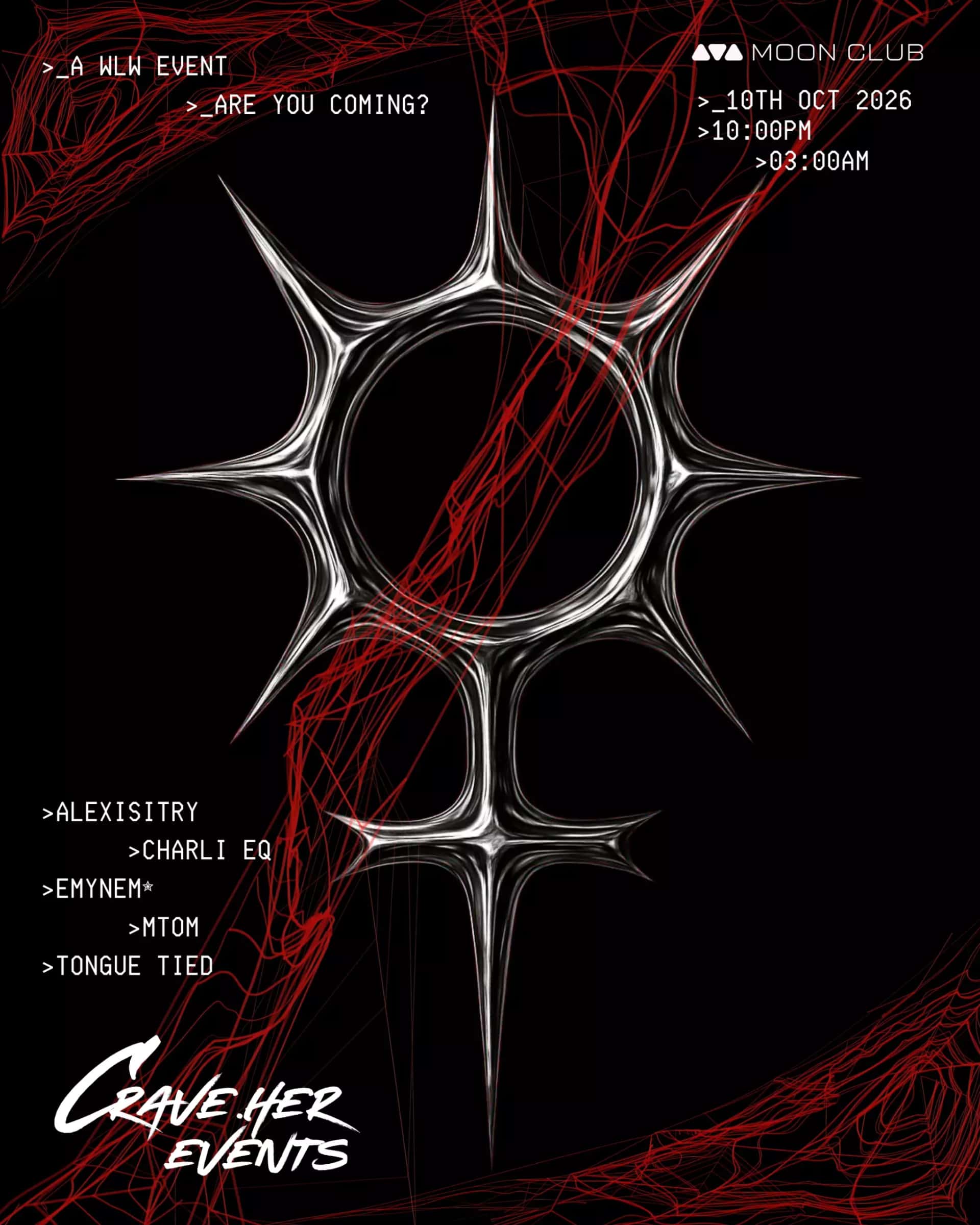Flyer of CRAVE HER: HEXED