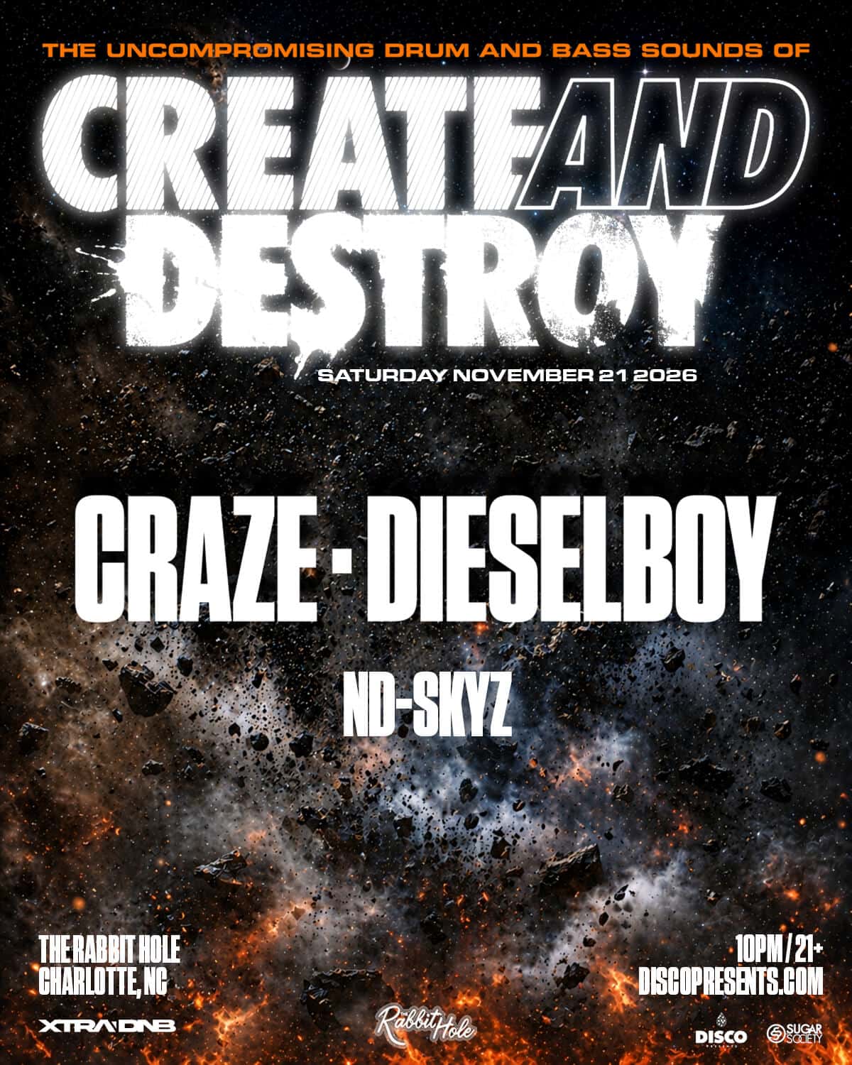 Flyer of Create and Destroy
