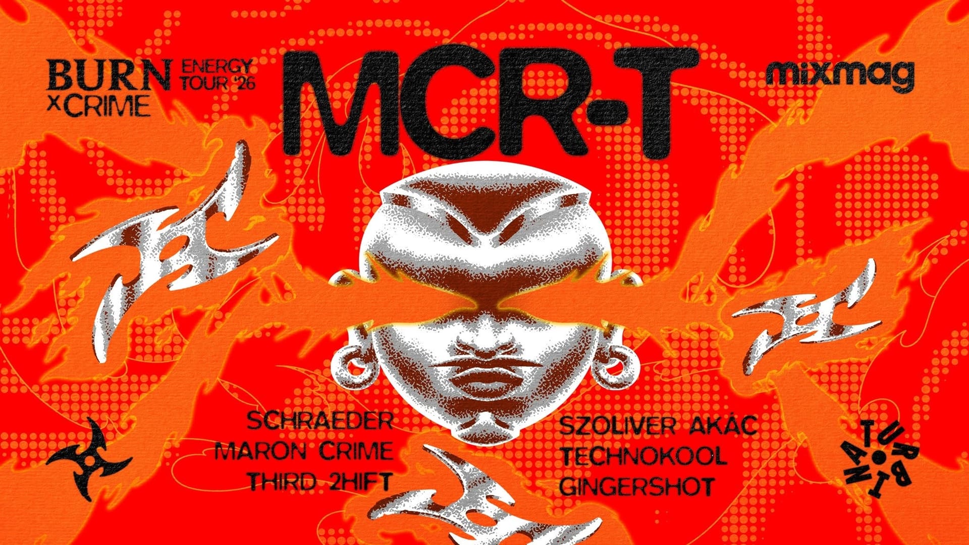 CRIME X BURN ENERGY TOUR W / MCR-T