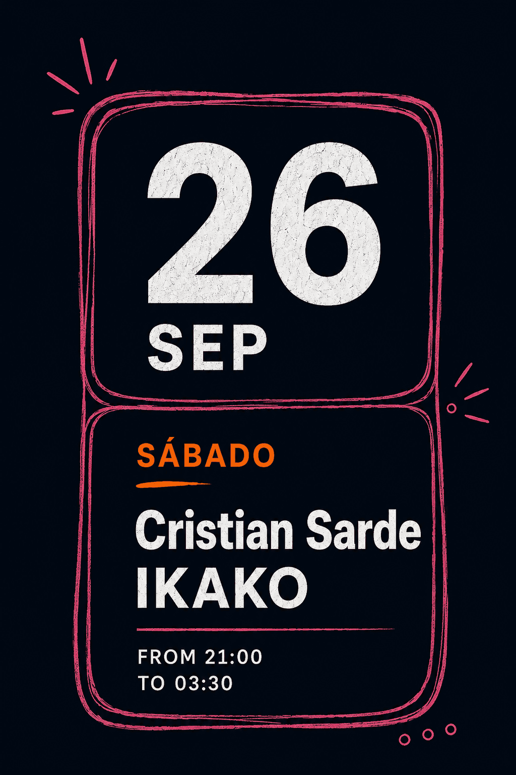 Cristian Sarde, IKAKO